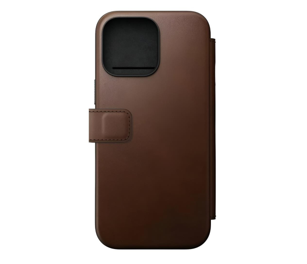 Nomad Modern Leather Folio do iPhone 16 Pro brown - 1288737 - zdjęcie